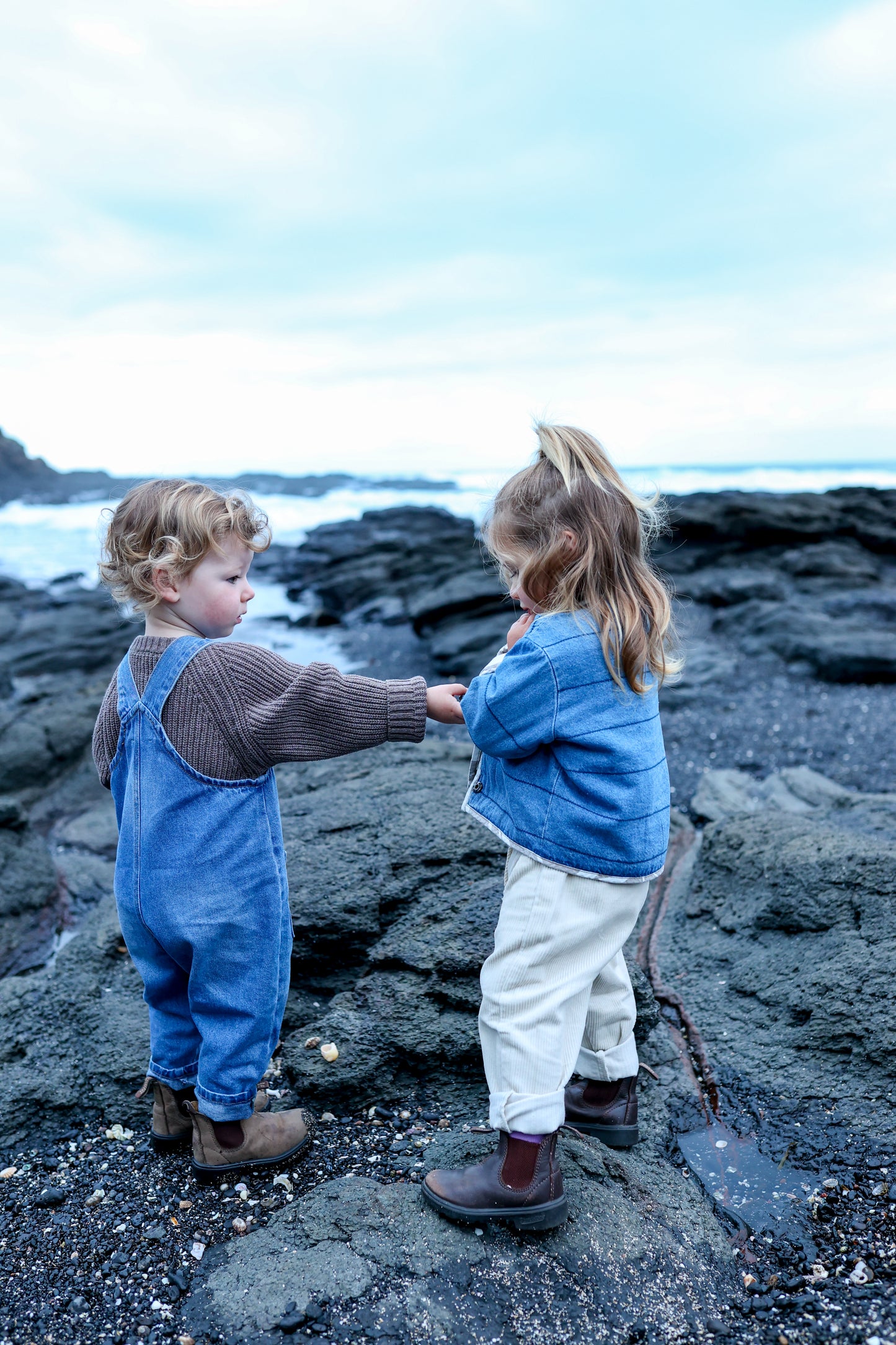 SPECKLED RAGLAN PULL OVER | MUSHROOM