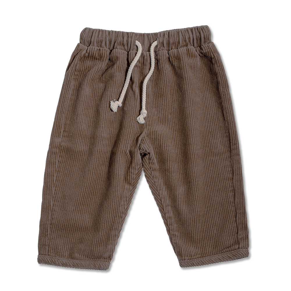 ORGANIC CORD PANT | MUSHROOM