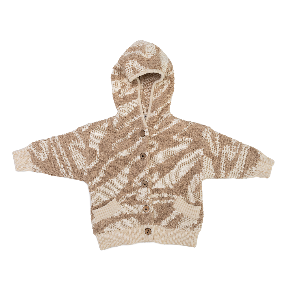 TEDDY RIPPLE JACKET | STONE