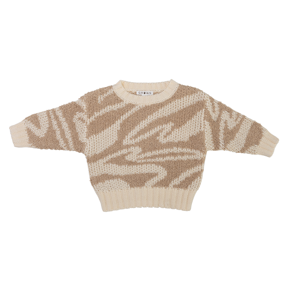 TEDDY RIPPLE PULL OVER | STONE