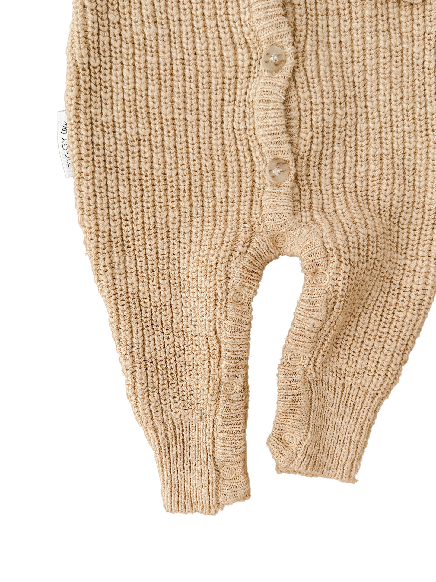 CLASSIC KNIT ROMPER | WHEAT