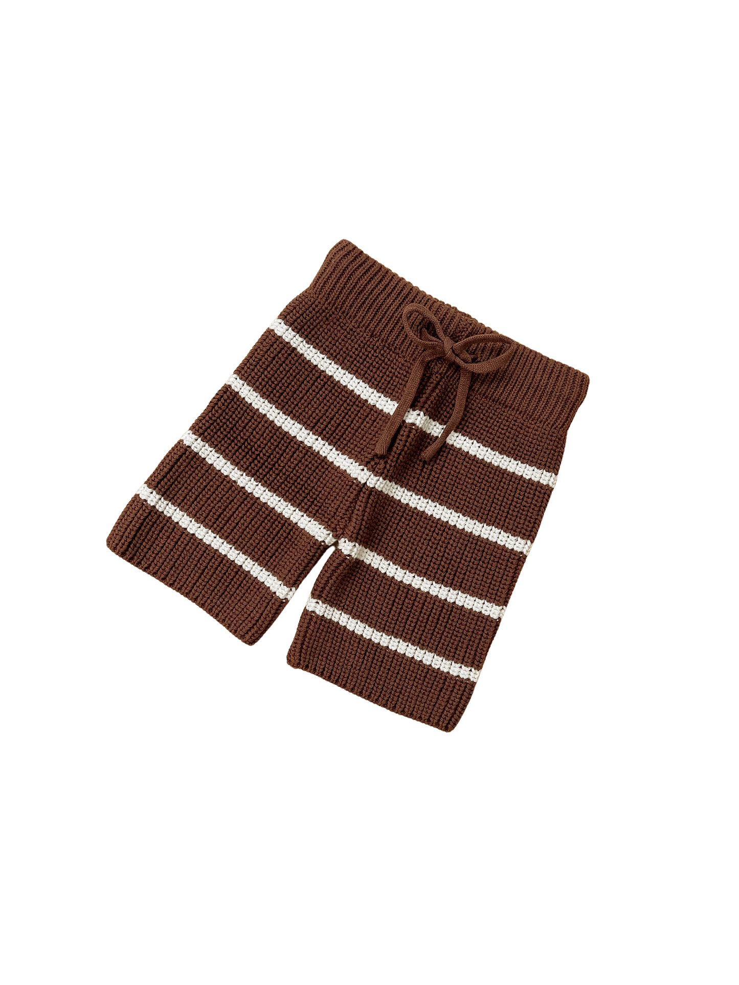 CROPPED PANTS | CHOCOLATE STRIPE
