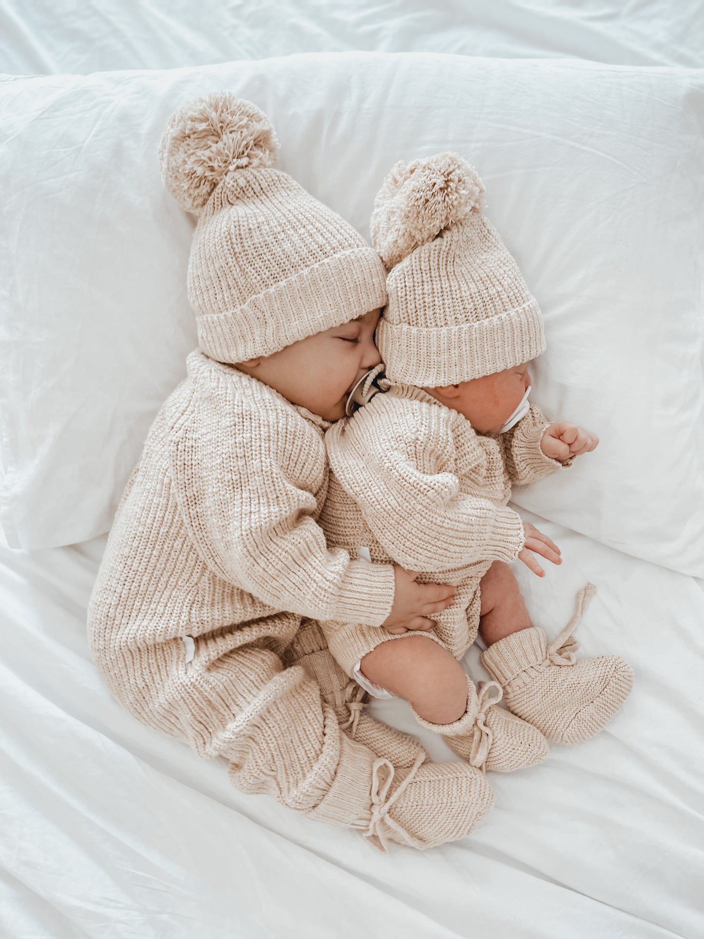 CLASSIC KNIT ROMPER | WHEAT