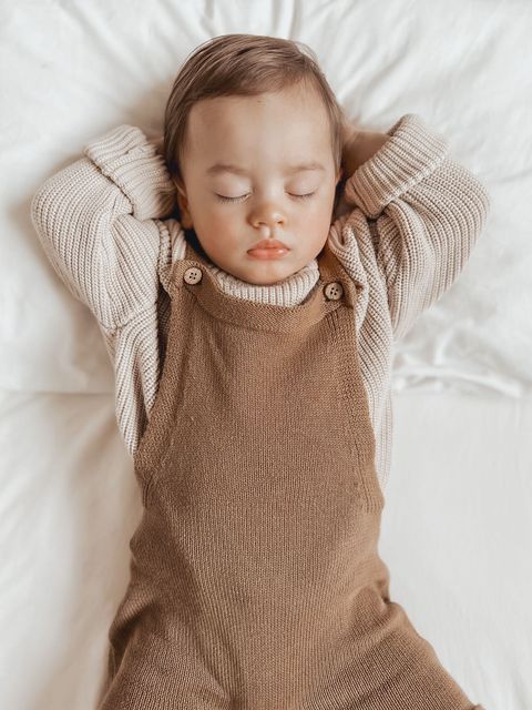 CROPPED KNIT OVERALLS | SOIL