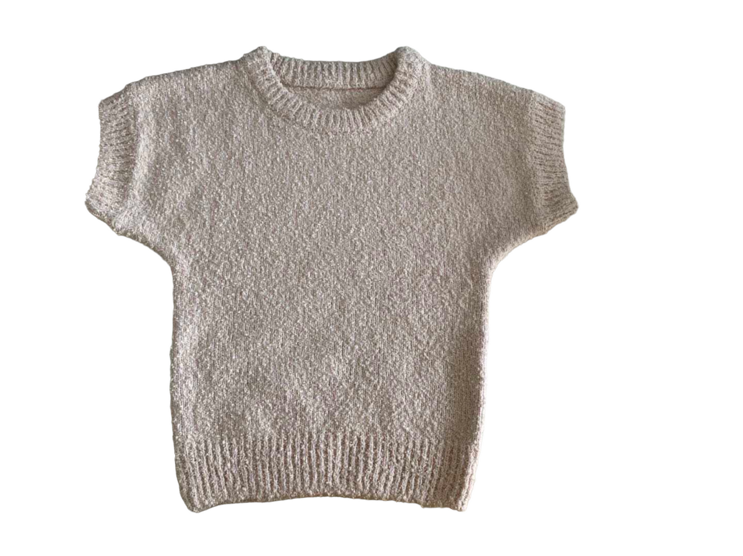 BOUCLE T-SHIRT | BONE