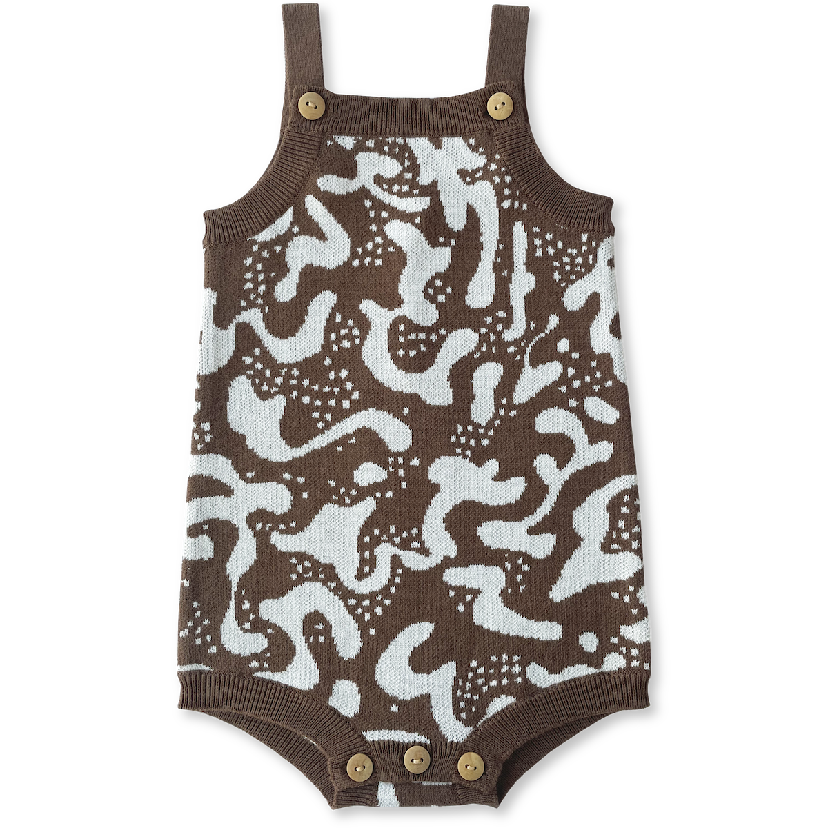 SPLASH ROMPER | CHOCOLATE