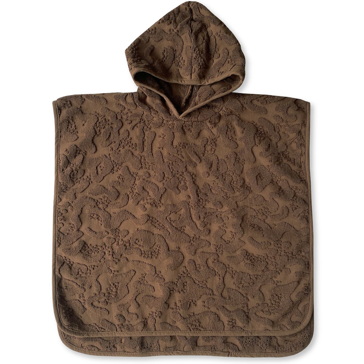 SPLASH TERRY KIDS PONCHO | CHOCOLATE