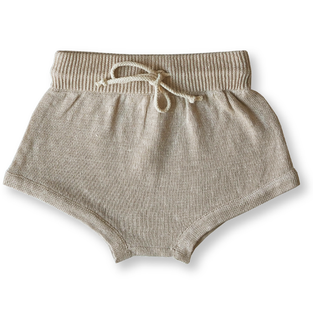 LINEN KNIT SHORTS | LINEN