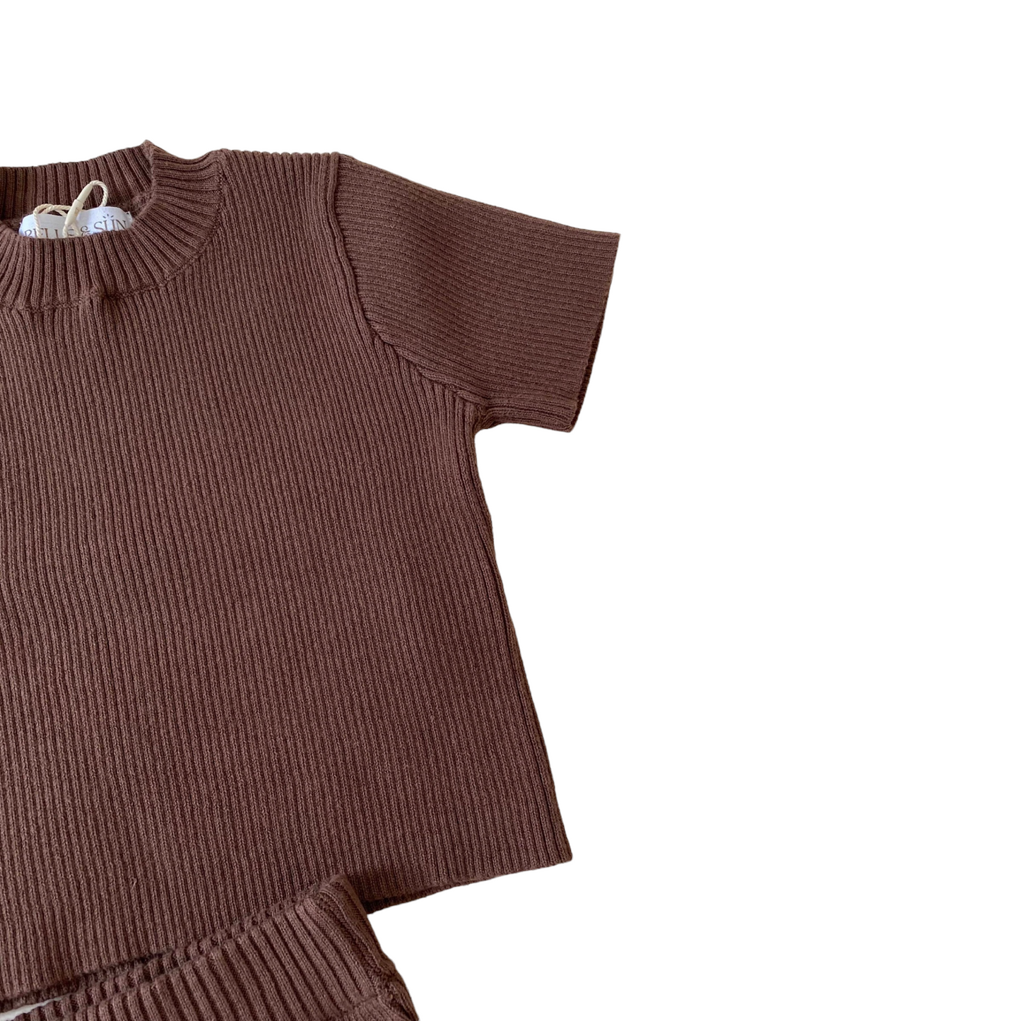 RIBBED T-SHIRT | EARTH