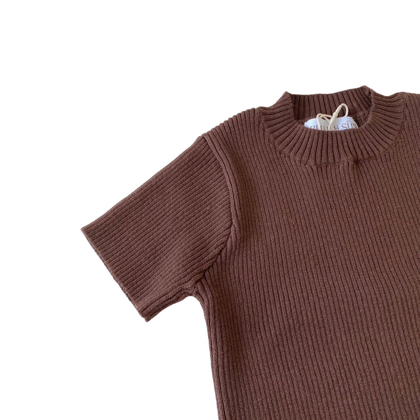 RIBBED T-SHIRT | EARTH