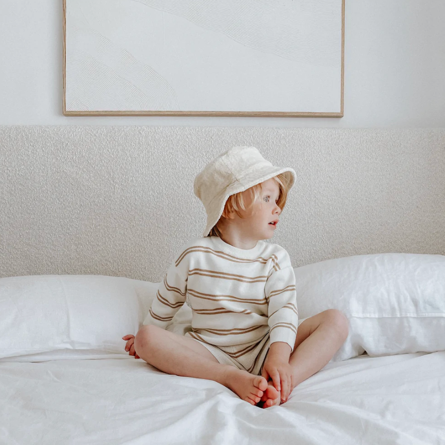 KNIT SET | VANILLA STRIPE