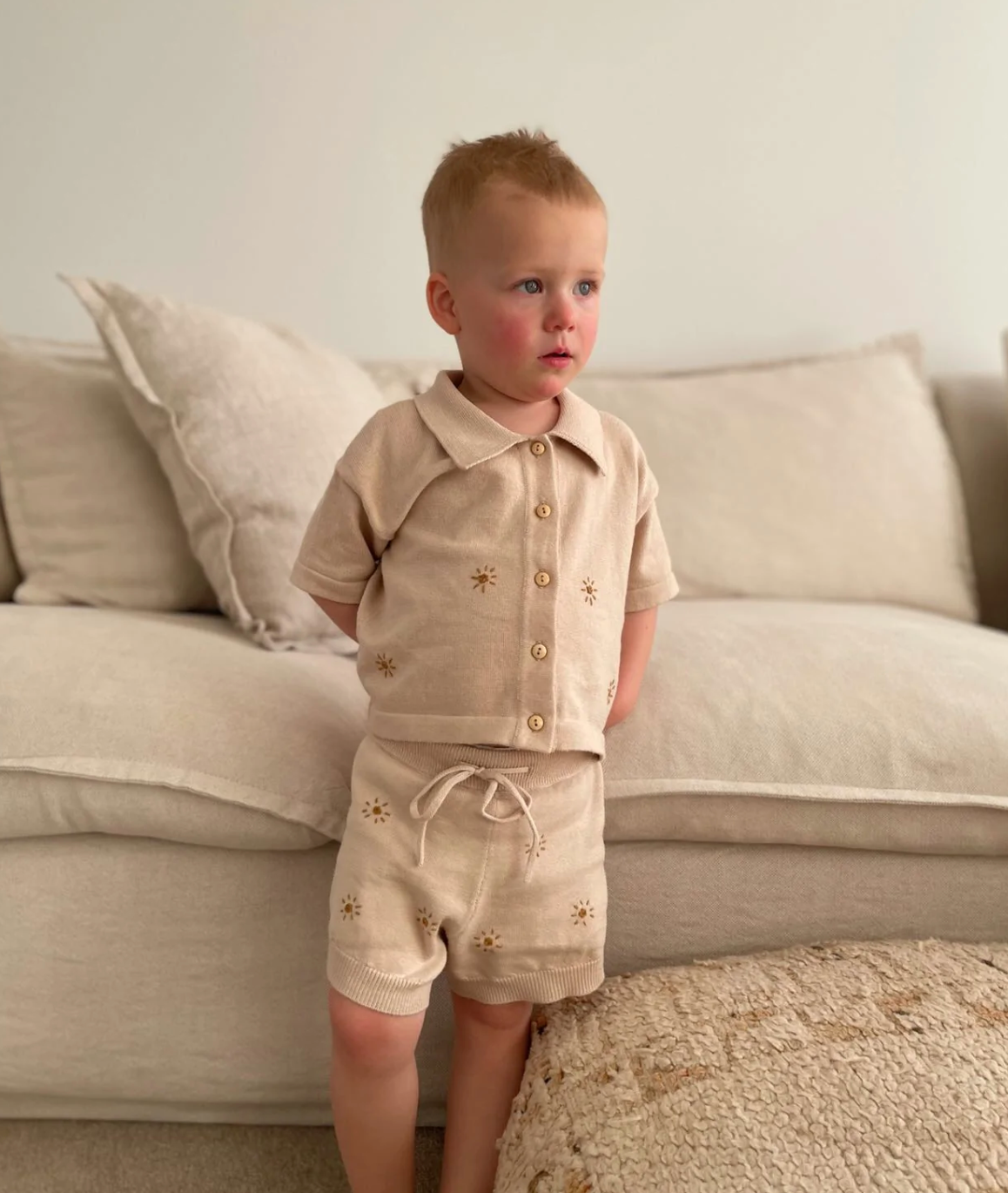SUNNY SHORTS | NATURAL/BRONZE