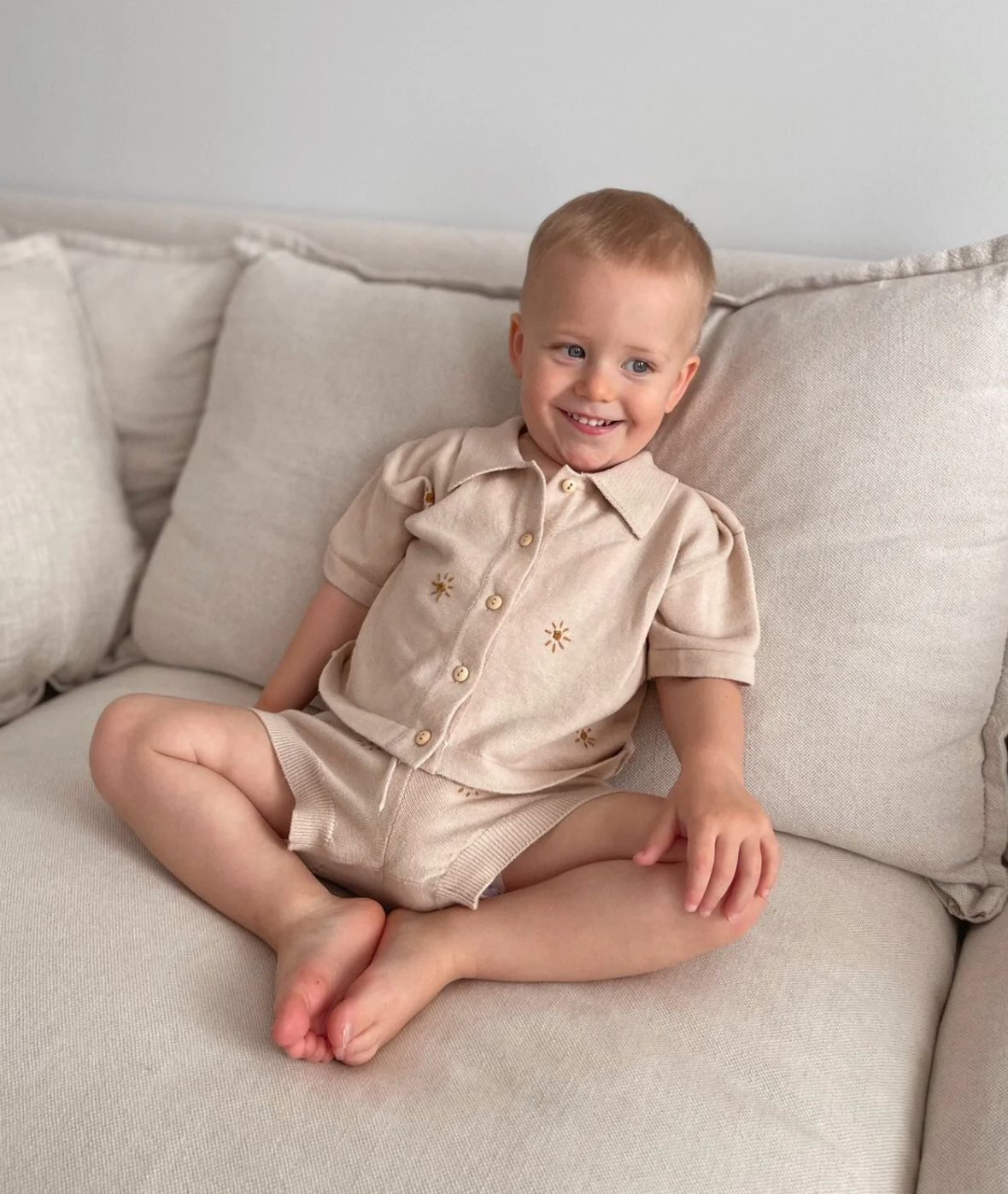 SUNNY SHORTS | NATURAL/BRONZE