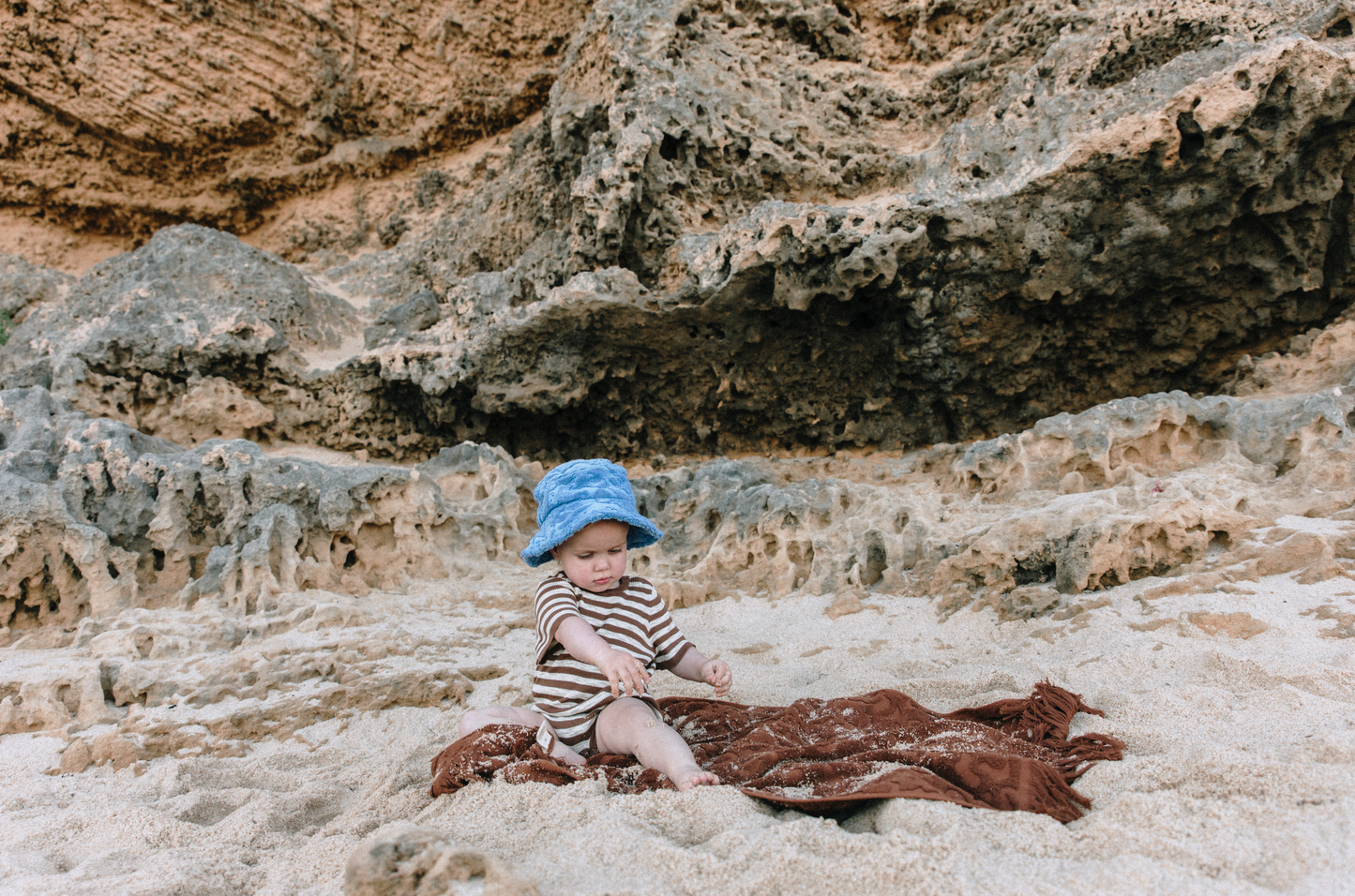 KNITTED TEE BODYSUIT | LATTE & CHOCOLATE