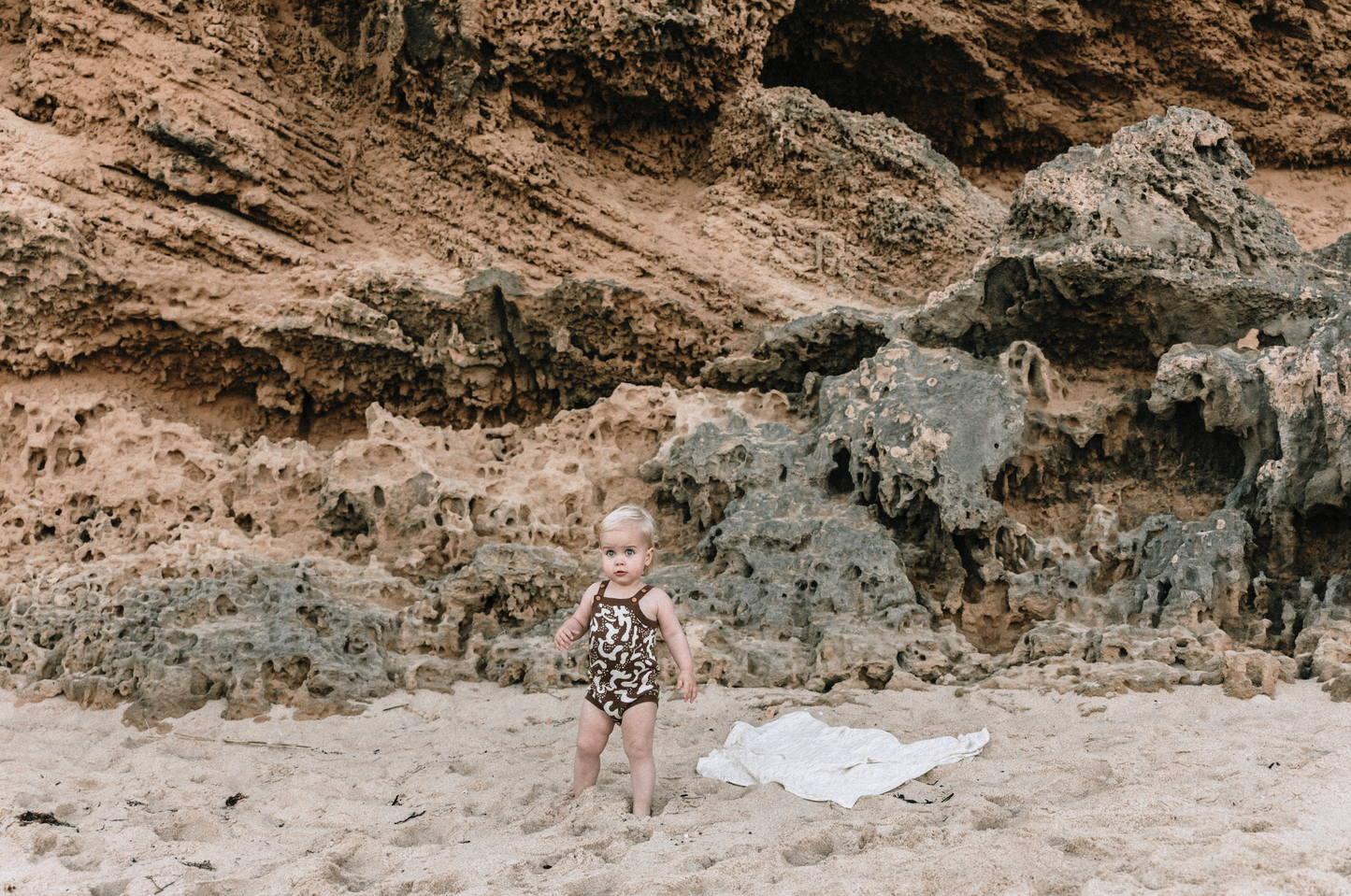 SPLASH ROMPER | CHOCOLATE