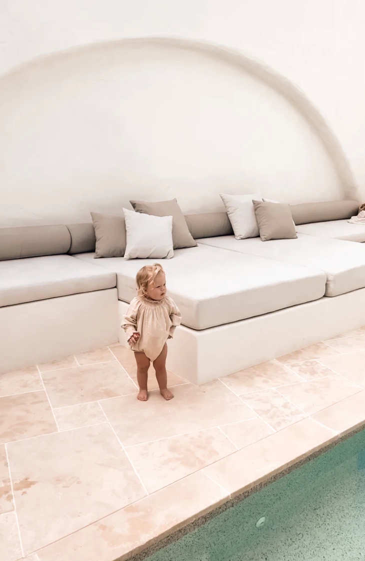IRIS ROMPER | BISCUIT