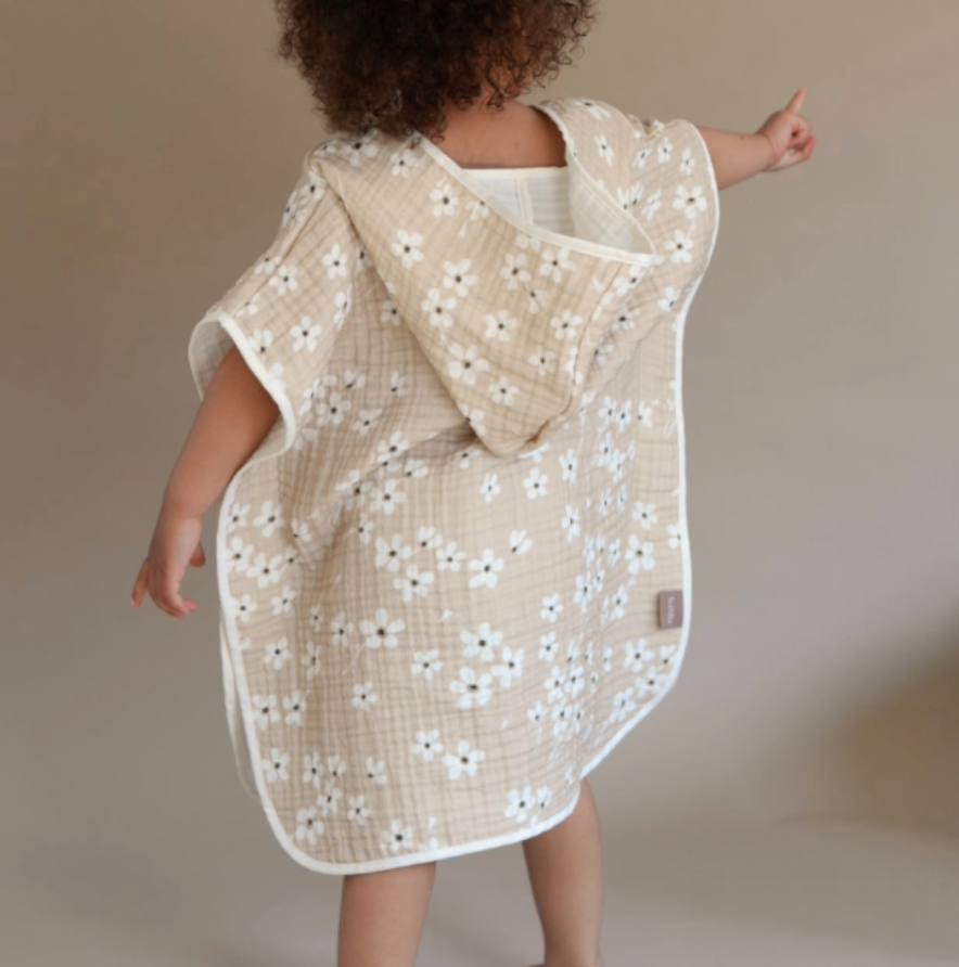 KIDS TOWEL PONCHO | DAISY