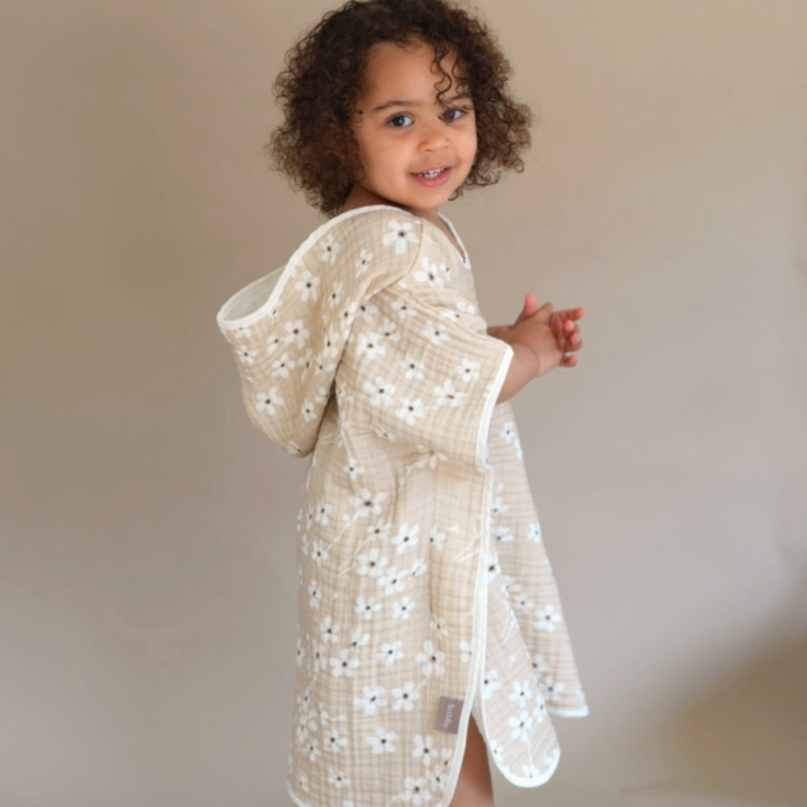 KIDS TOWEL PONCHO | DAISY