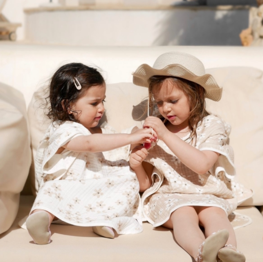 KIDS TOWEL PONCHO | DAISY