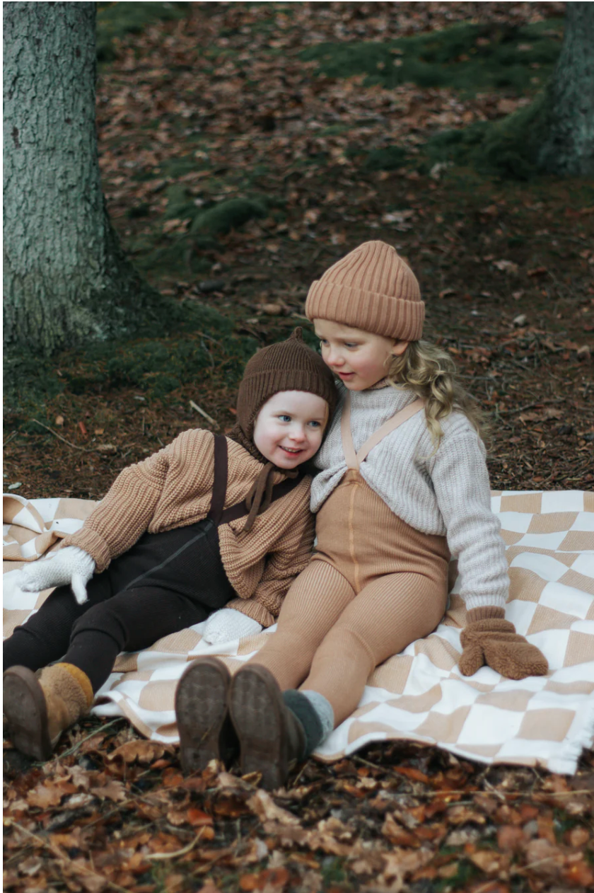 WOOLY WARMY FOOTLESS TIGHTS | CAPPUCCINO