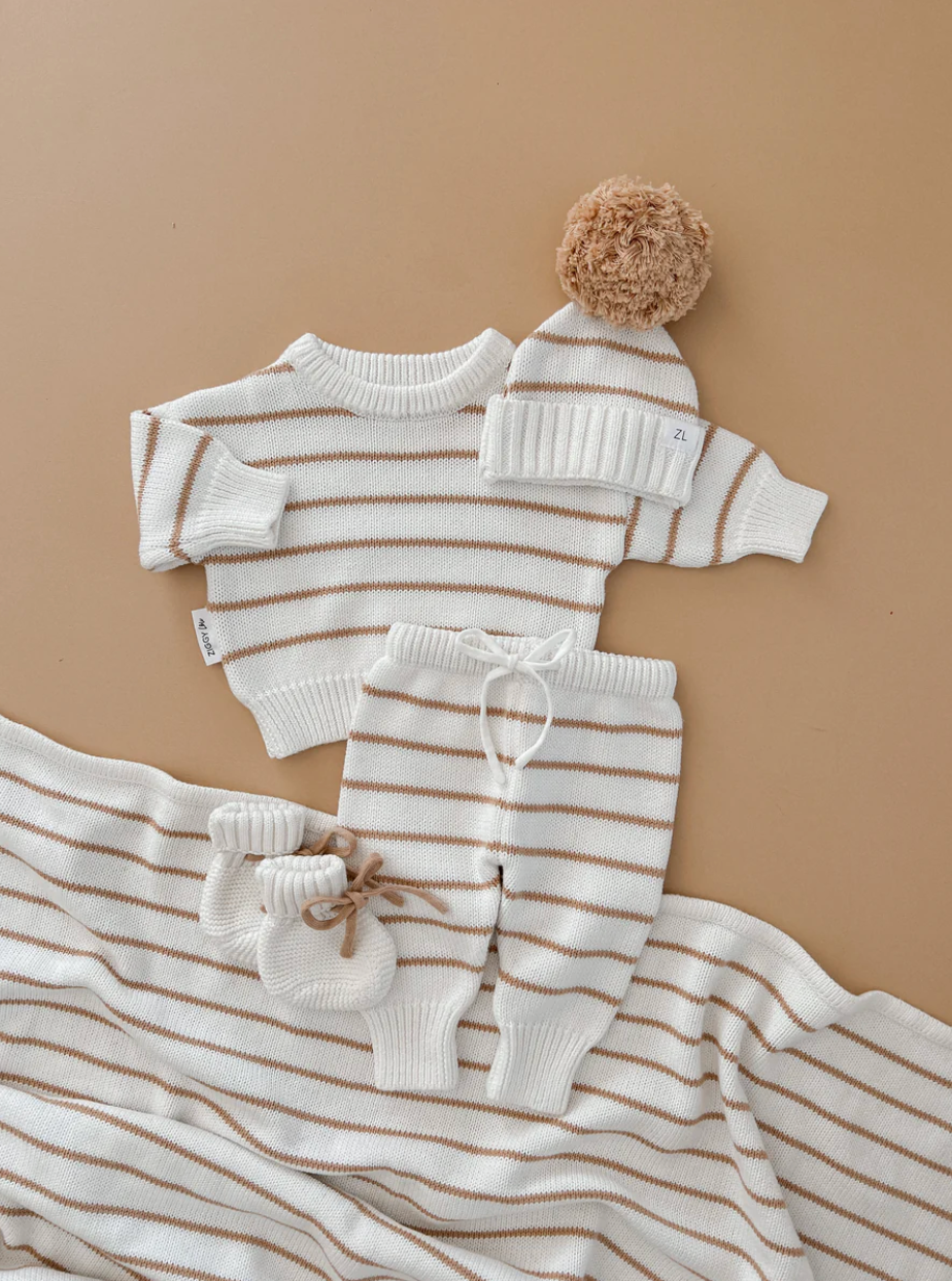 PANTS | CARAMEL STRIPES
