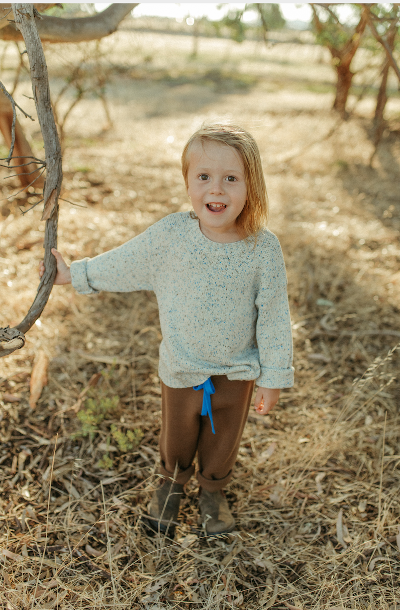 ORGANIC FUNFETTI PULL OVER | SEA