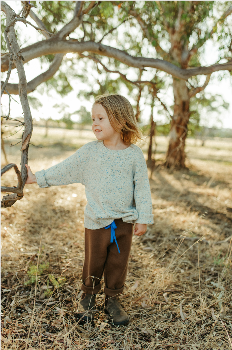ORGANIC FUNFETTI PULL OVER | SEA