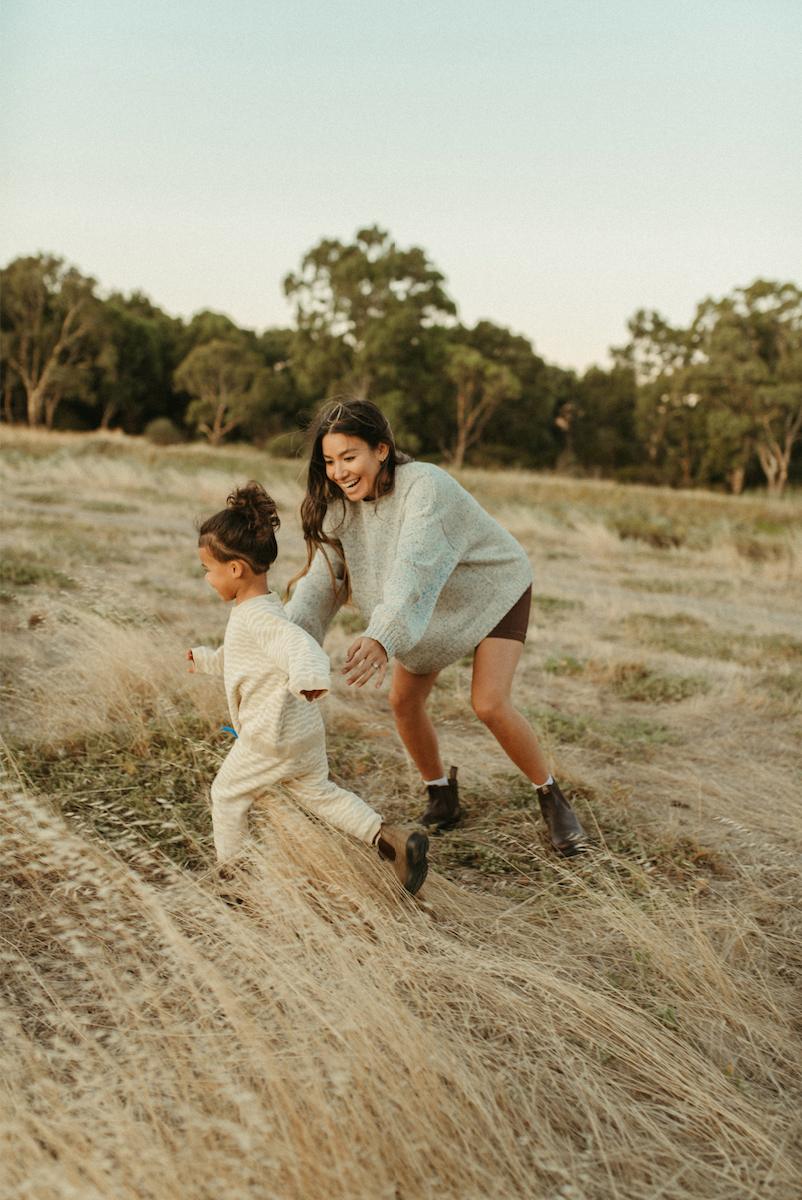 LADIES ORGANIC FUNFETTI PULL OVER | SEA
