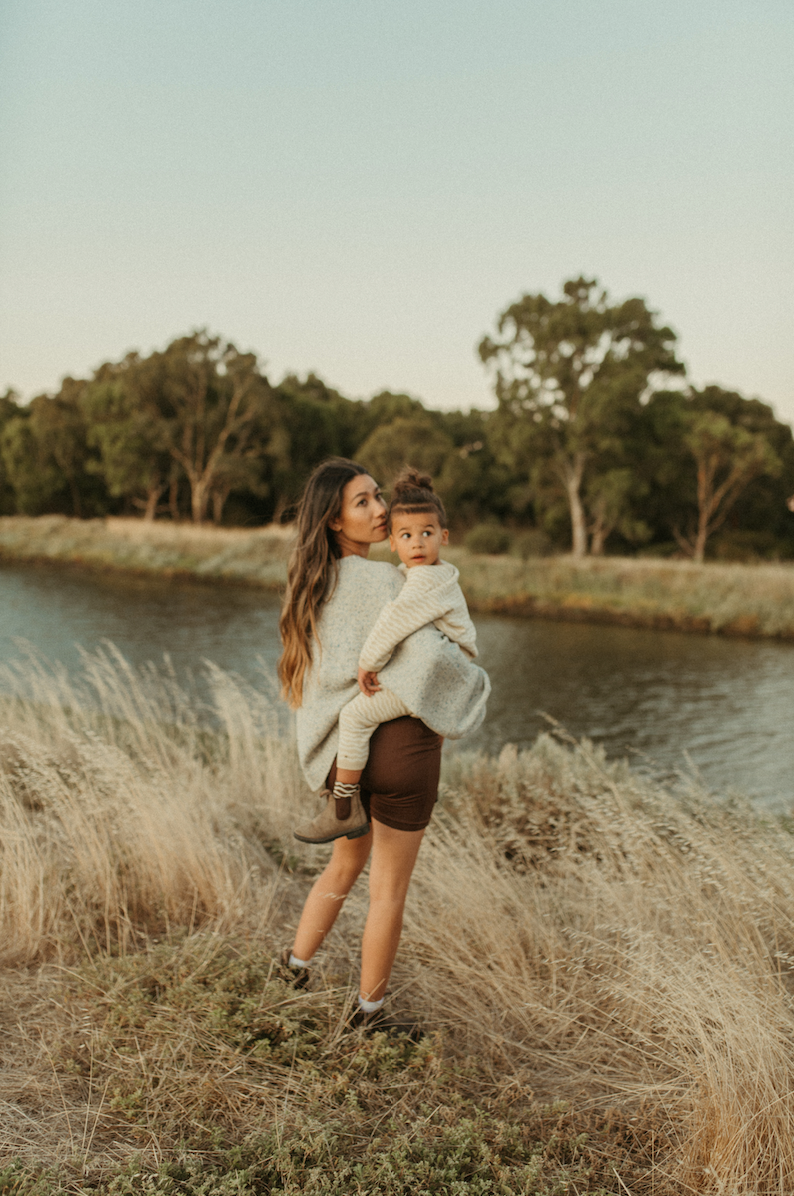 LADIES ORGANIC FUNFETTI PULL OVER | SEA