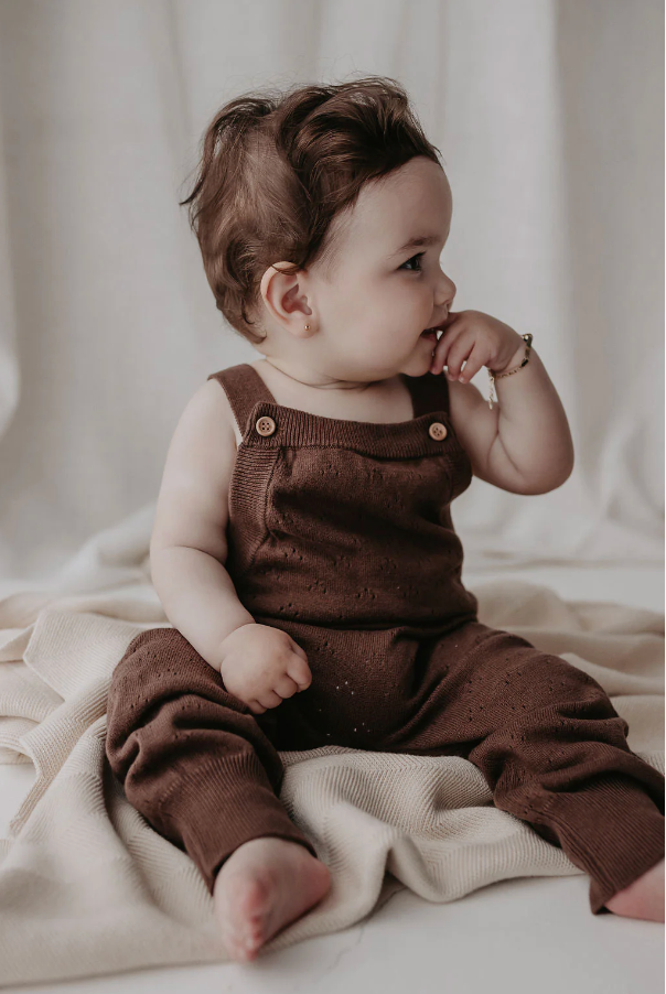 POINTELLE OVERALLS | EARTH