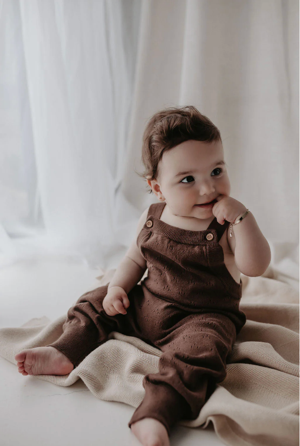 POINTELLE OVERALLS | EARTH