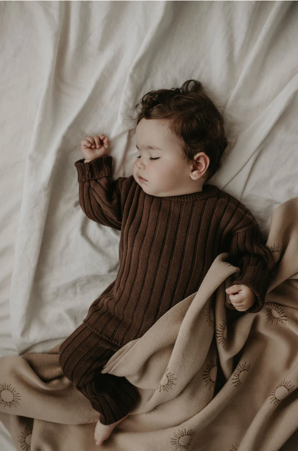 RIBBED PULLOVER TOP | EARTH