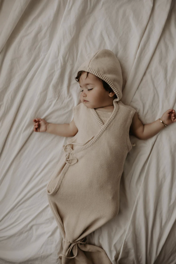 COTTON CUDDLE SACK | WHITE