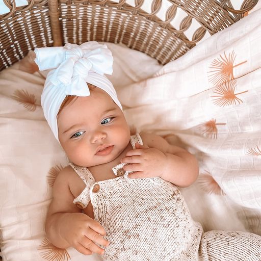 PALMETTO ORGANIC MUSLIN WRAP SWADDLE | PRINTED