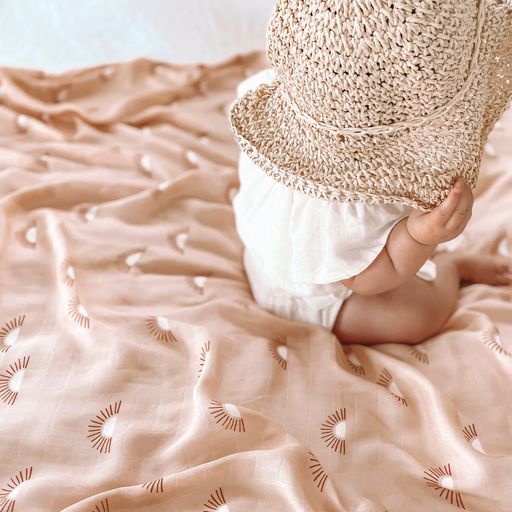 SUNS COFFEE ORGANIC MUSLIN WRAP SWADDLE | PRINTED