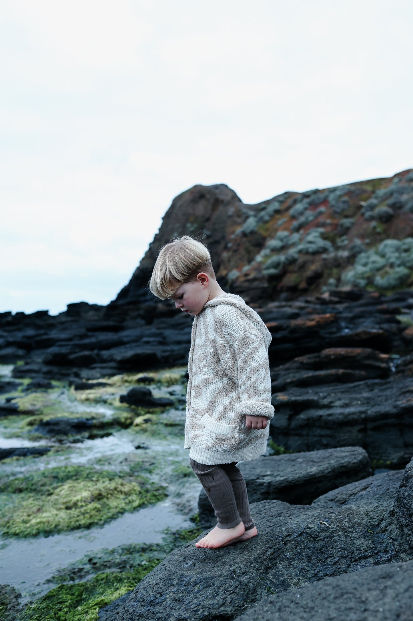 TEDDY RIPPLE JACKET | STONE