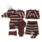 CROPPED PANTS | CHOCOLATE STRIPE