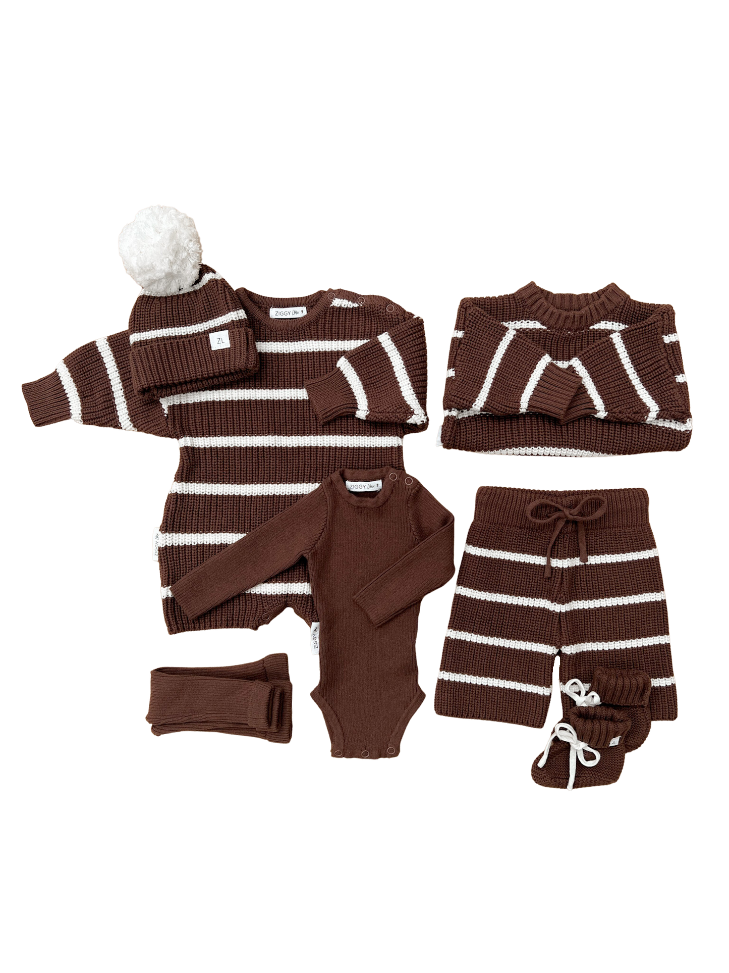 CROPPED PANTS | CHOCOLATE STRIPE