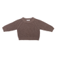 SPECKLED RAGLAN PULL OVER | MUSHROOM