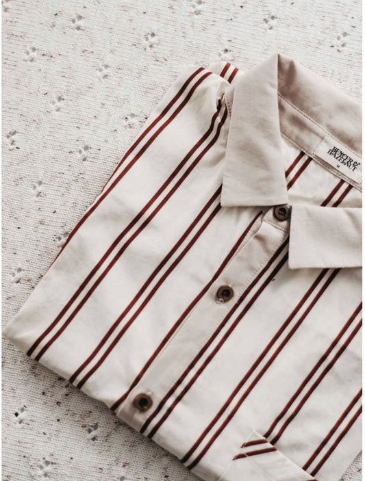 COLLARED MEN'S SHIRT | CANDY CANE