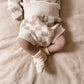 CHECKERED JACQUARD BLOOMERS | BEIGE