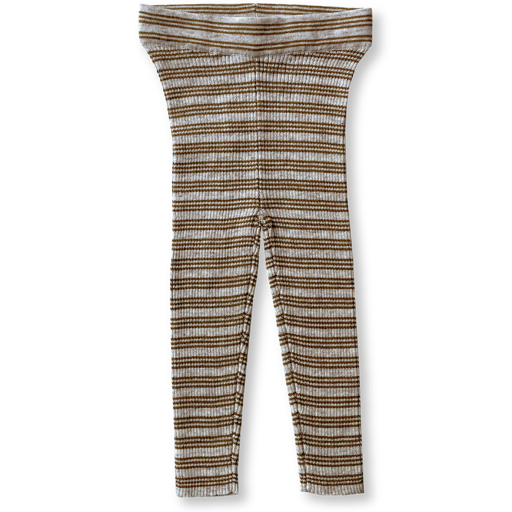 ORGANIC RIBBED ESSENTIAL LEGGINGS | MOCHA & MARLE