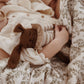 BUNNY | SAND STRIPED ROMPER