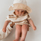 REVERSIBLE LINEN HAT | CREAM/SAND