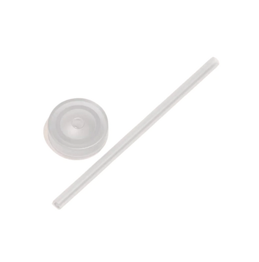 LOUNGE STRAW + CAP | CLEAR