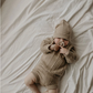 CHEVRON KNITTED SWEATER | OLIVE TREE